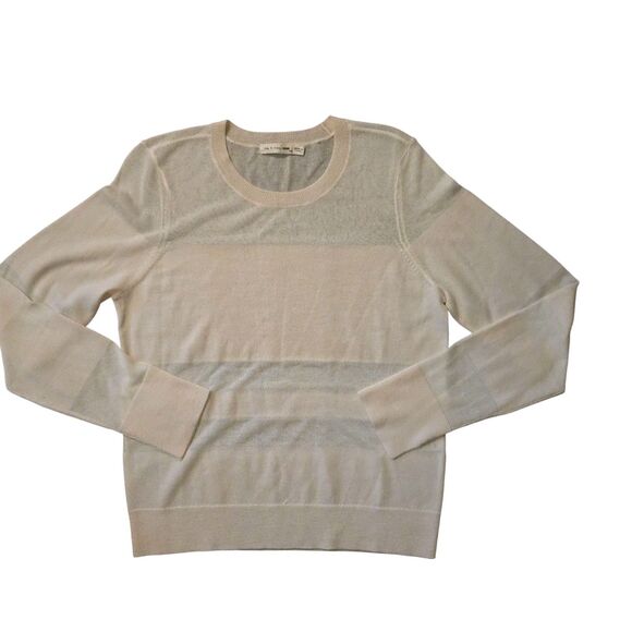 Rag & Bone L Vivi Merino Wool Crew Neck Knit Sweater Old Money Quiet Luxury - Picture 5 of 8